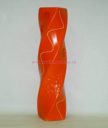 Ваза 0333 оранжевая /керамика/