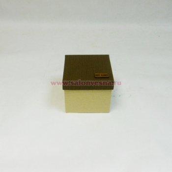 Коробка 1020255 куб с корич. кр. 11,5*11,5*10см