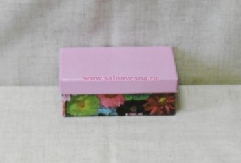 Коробка 1036492 "Цветы" №5 розовый