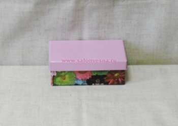 Коробка 1036492 "Цветы" №9 розовый